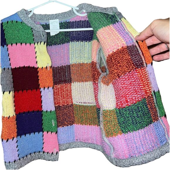 b.t. Kids Colorful Patch Sweater With Shirt Set 4T - Picture 7 of 9